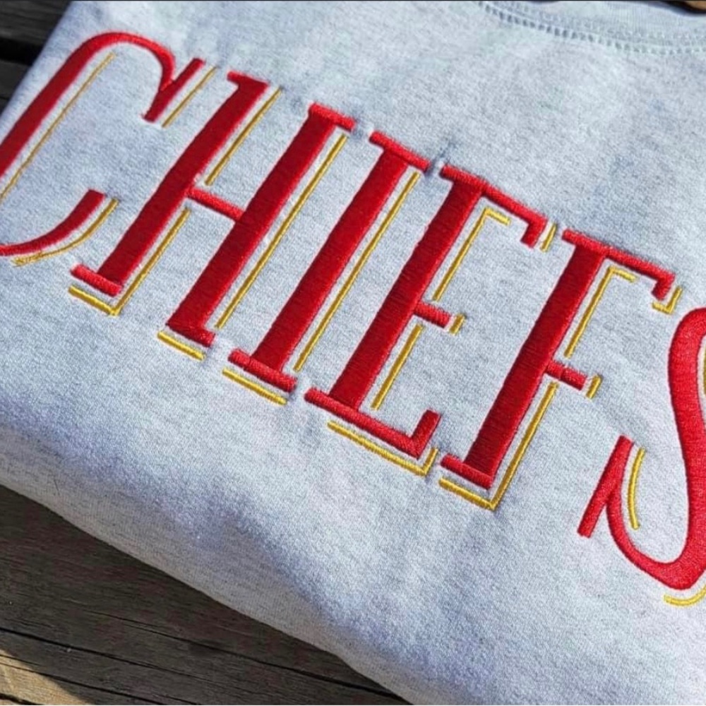 🆕 CHEIFS SWEATSHIRT Embroidery